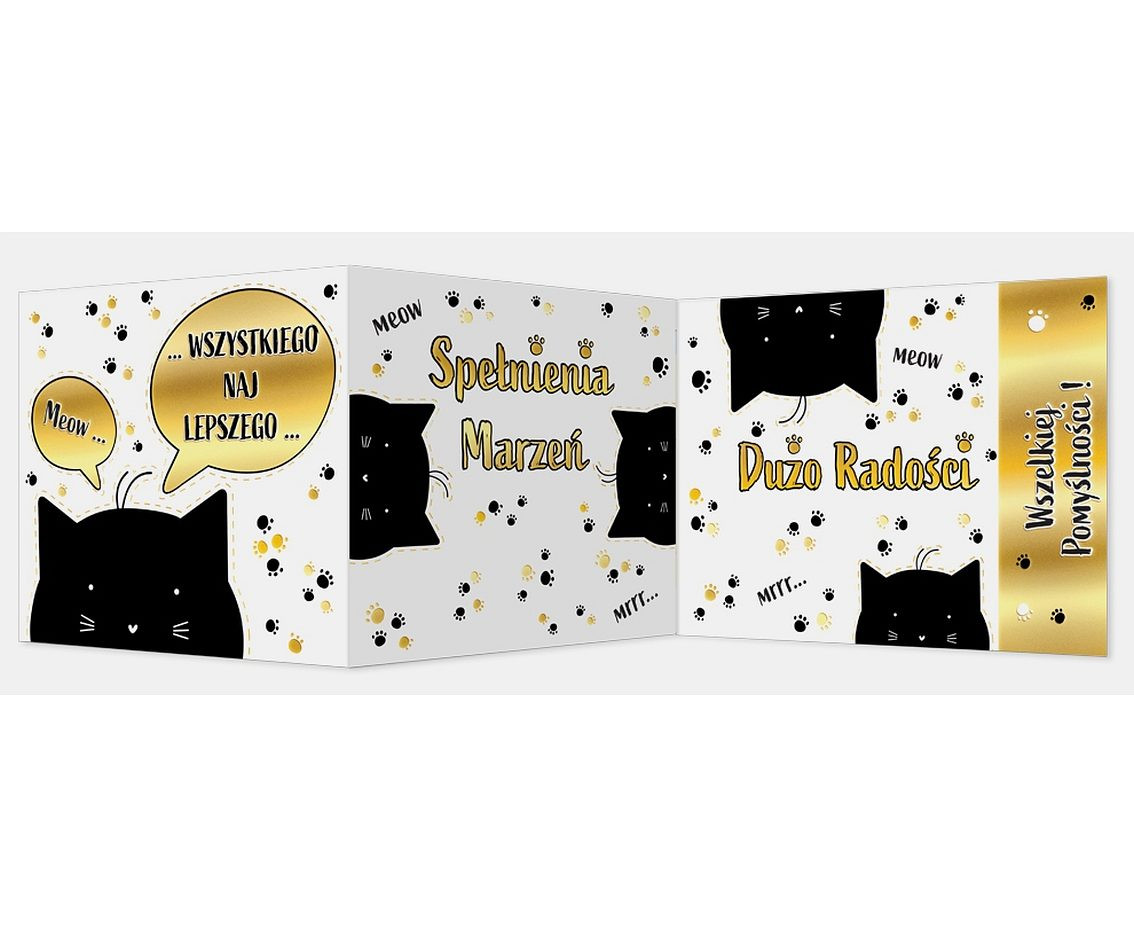Greeting card CARD B6 Cats